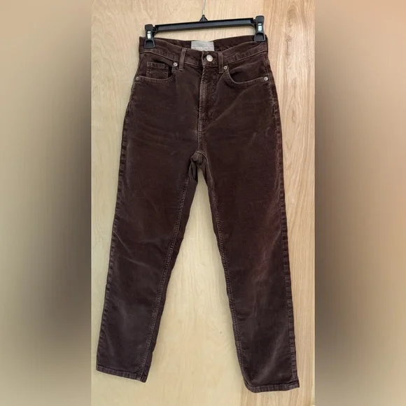 Everlane Baby Cord Cheeky Crop jeans. - Picture 2 of 7